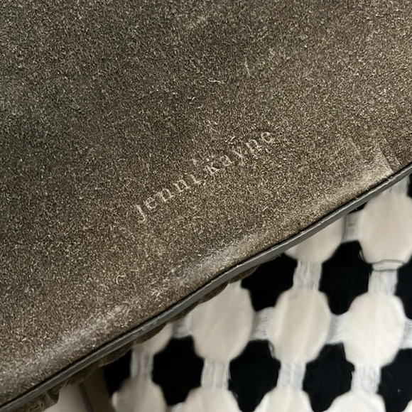 Jenni Kayne Large Suede Saddlebag - Picture 3 of 16